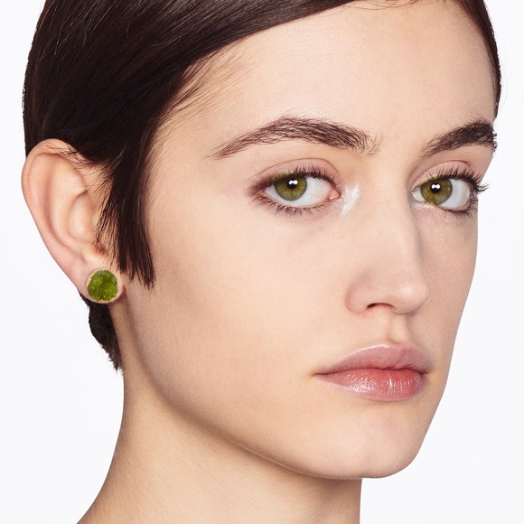 Anthropologie Mint Druzy Quartz Earrings - Picture 3 of 7